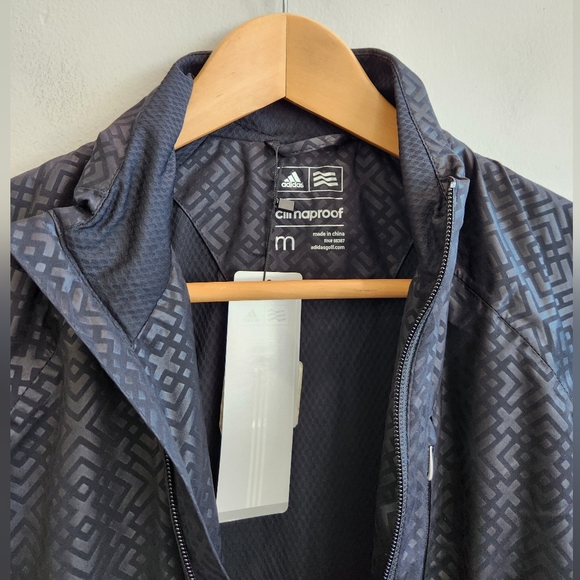 Adidas Black Climaproof Full Zip Golf Jacket Women’s Size Medium - Lightweight - Picture 3 of 8